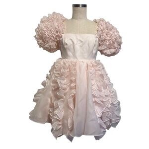 Selkie Blush Pink Ruffle Dress - size M